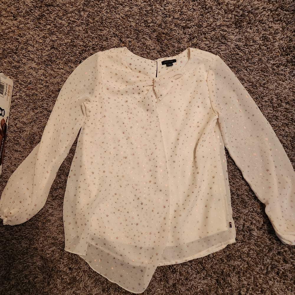 Girls Tommy Hilfiger star print bow